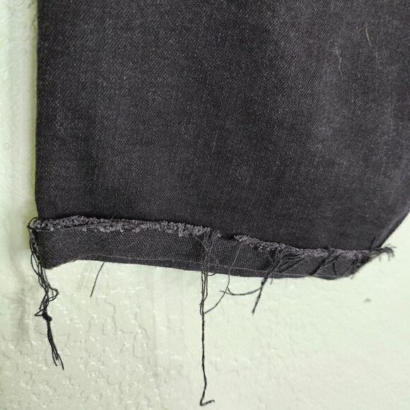 American Eagle Airflex Bermuda Style Black Denim Jeans - Picture 5 of 8